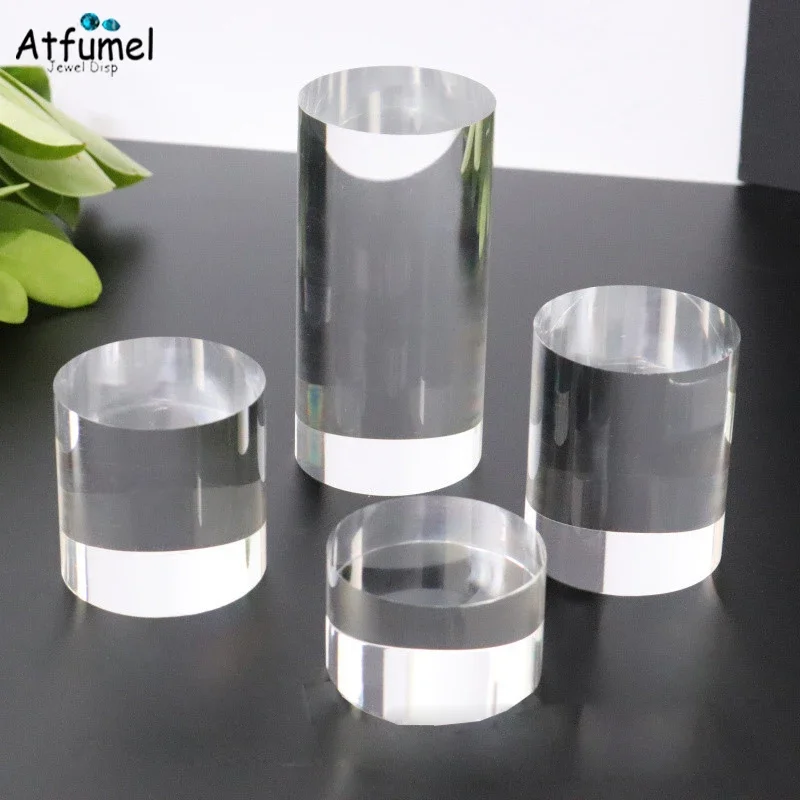 Acrylic Cylinder Ring Jewelry  - Photo Acrylic Block review and price