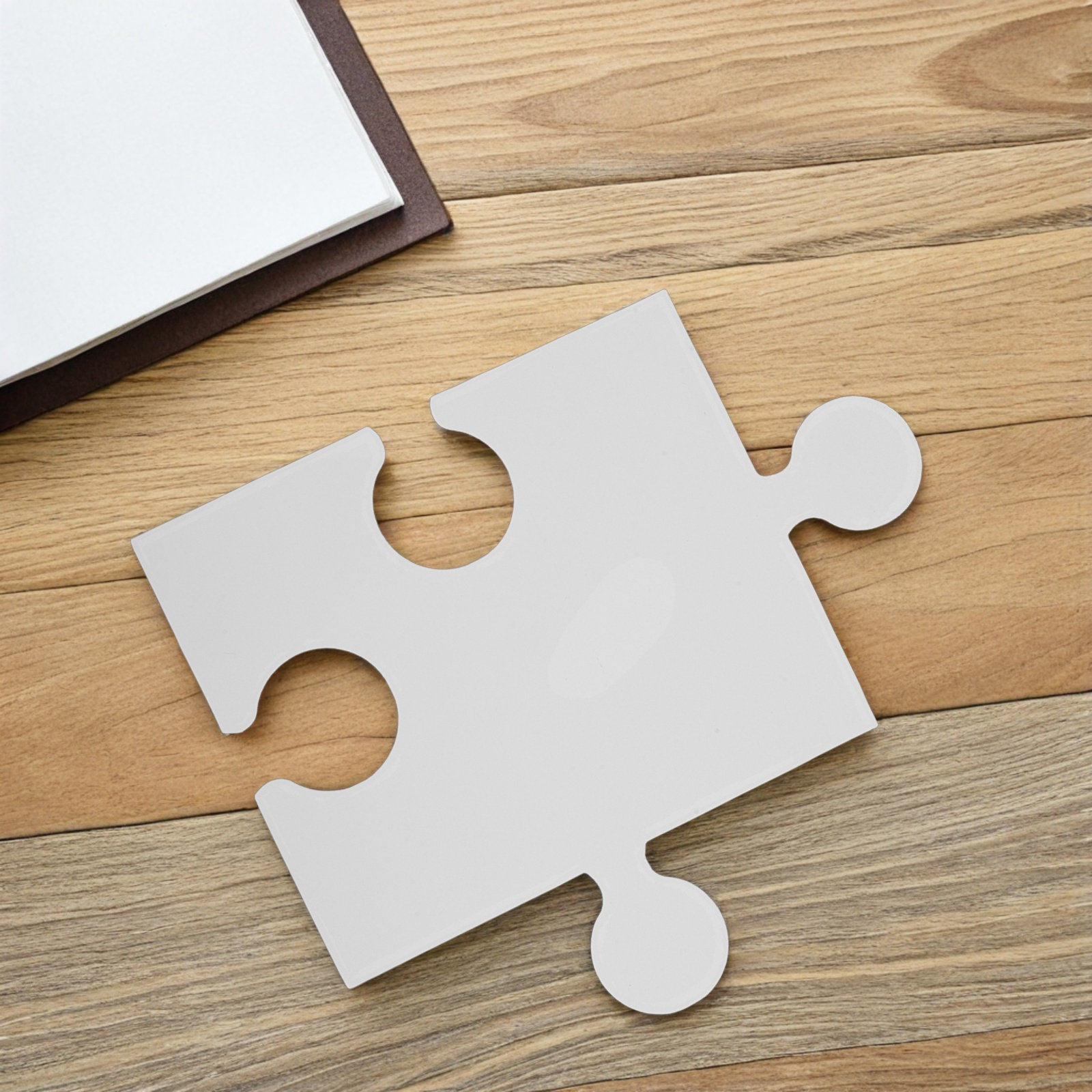60Pcs Large Blank Puzzle Piece - Puzzle Blank White review and price