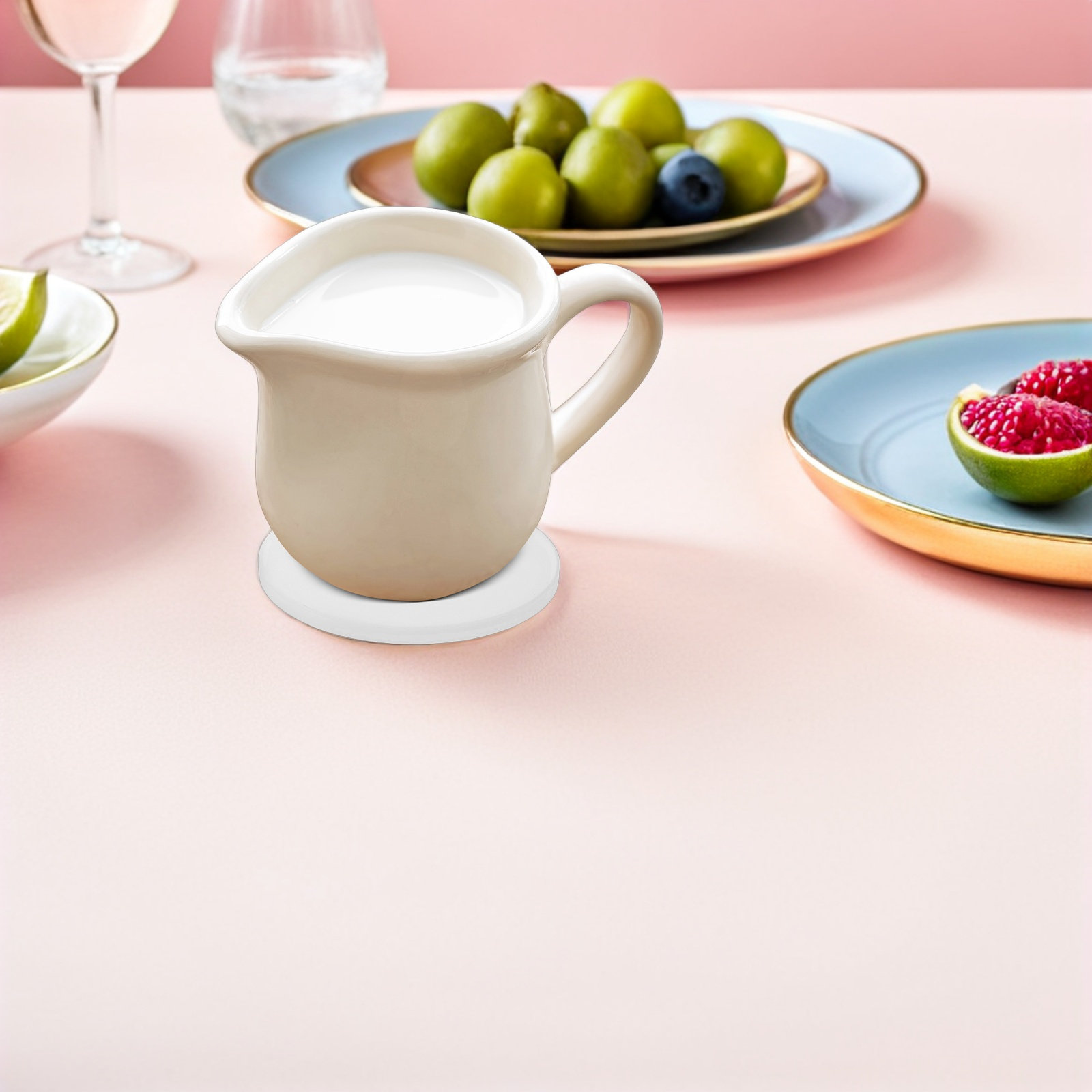 12Pcs White Round Ceramic Coas - Coaster Sublimation Blank review and price