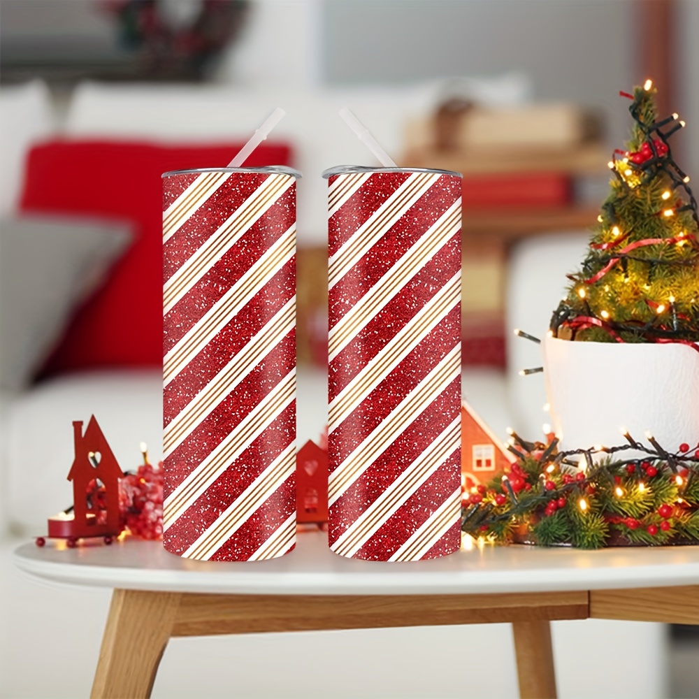 1pc 20oz Christmas Red and Whi - Tumbler 20Oz White review and price