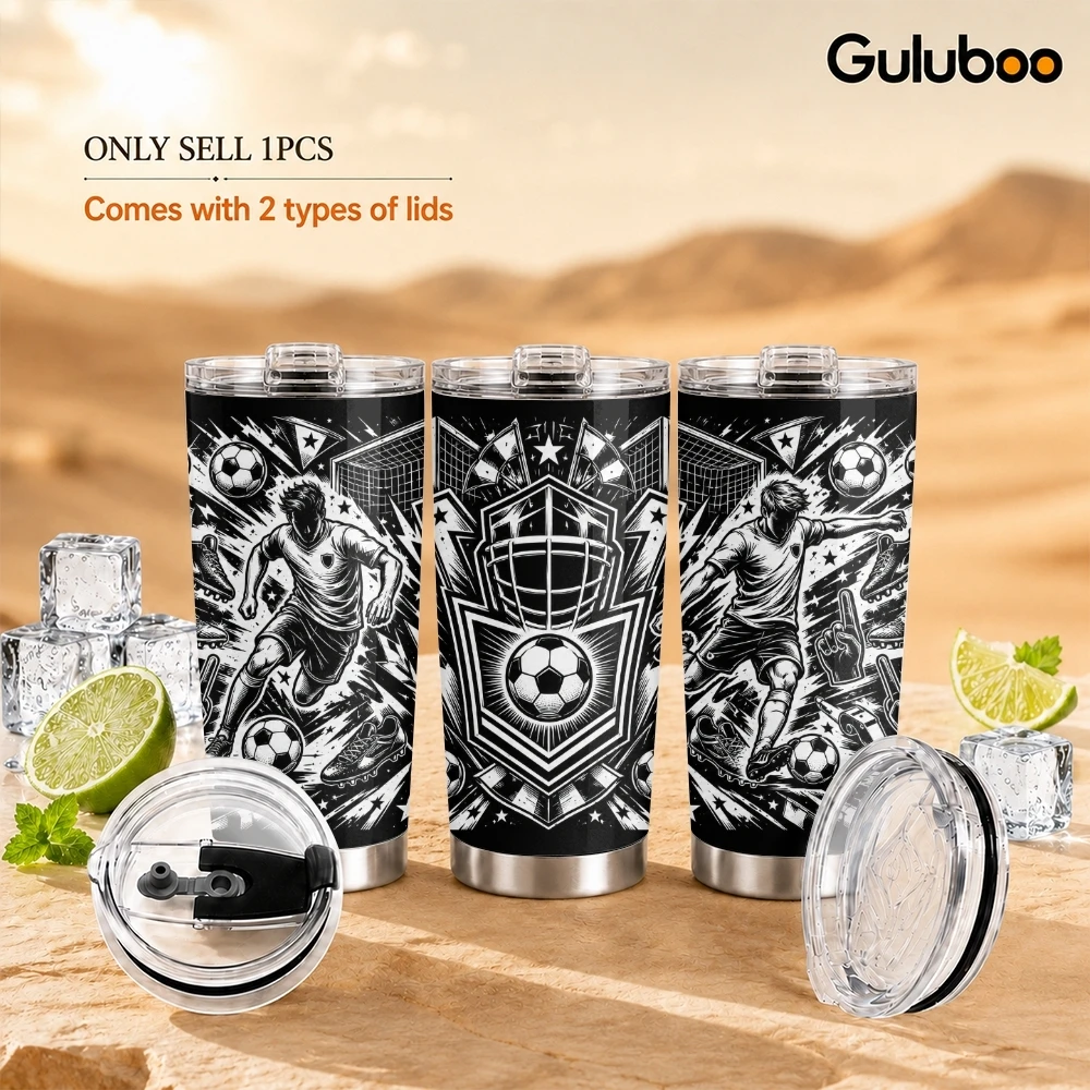 Black White Sports Emblem Vacu - Tumbler 20Oz White review and price