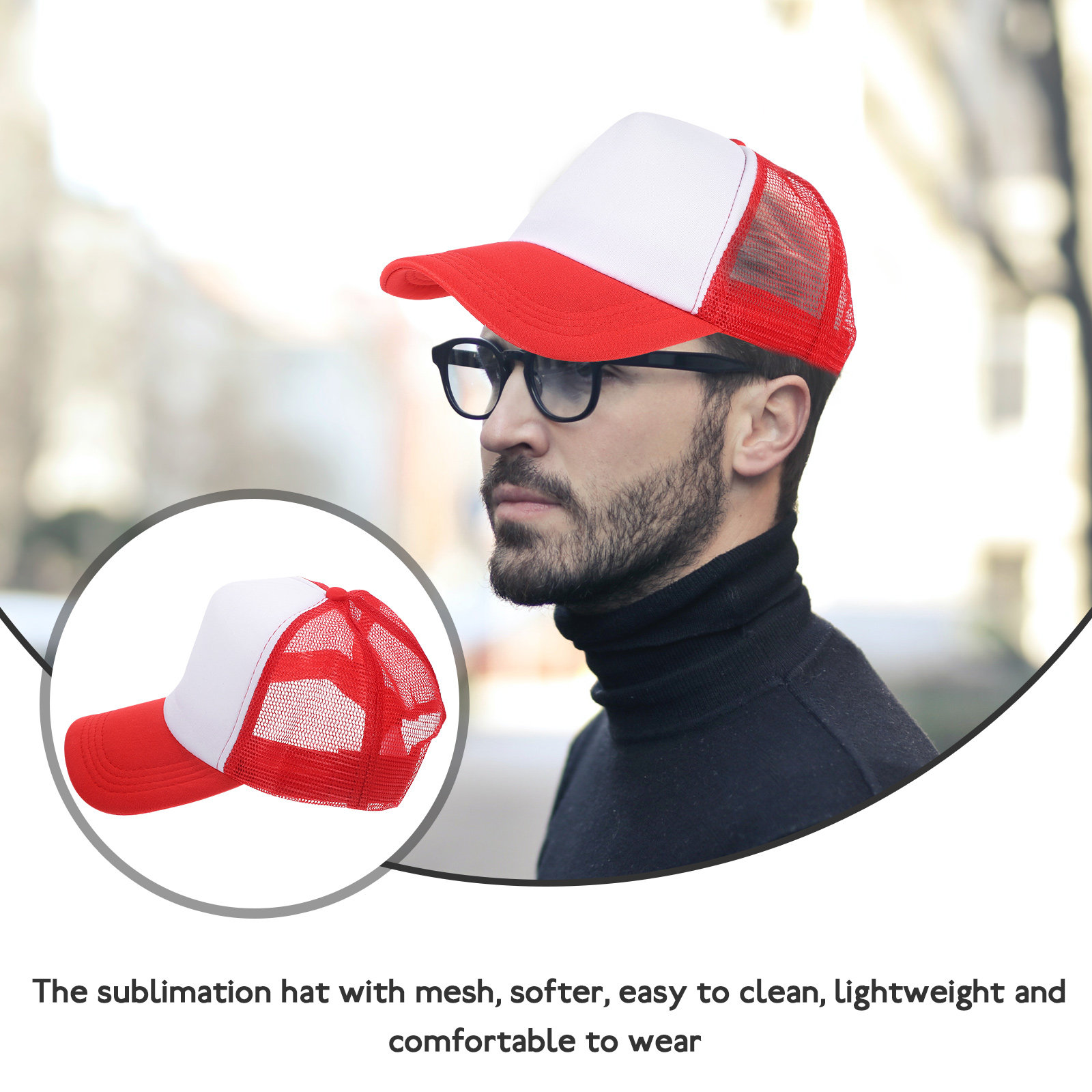 10Pcs Blank Baseball Caps Mesh - Hat Sublimation Blank review and price