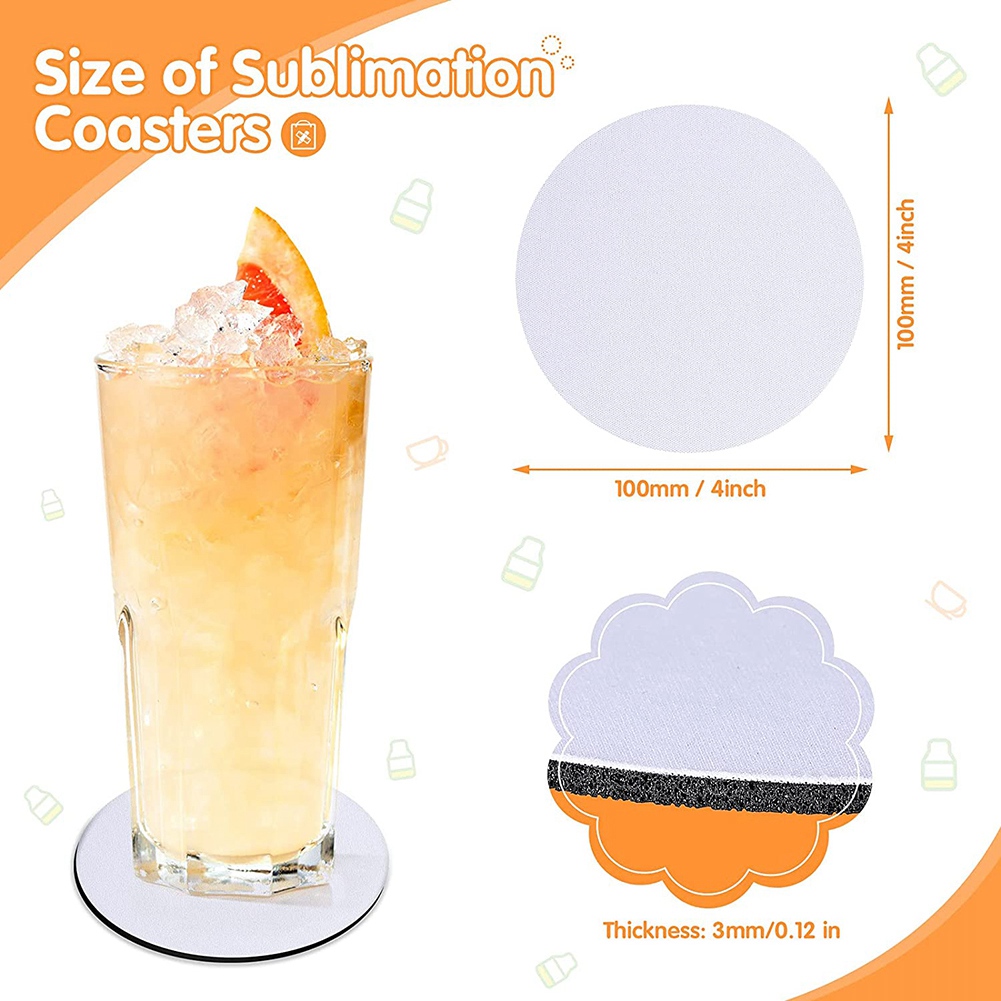 WSFS! Round Sublimation Blank  - Coaster Sublimation Blank review and price